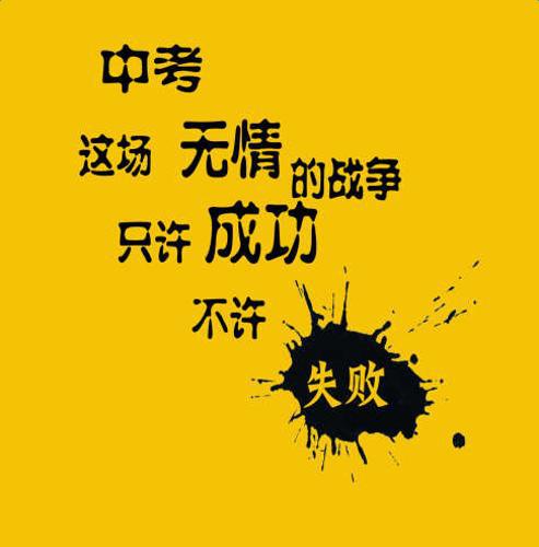 备战中考 初三励志作文500字