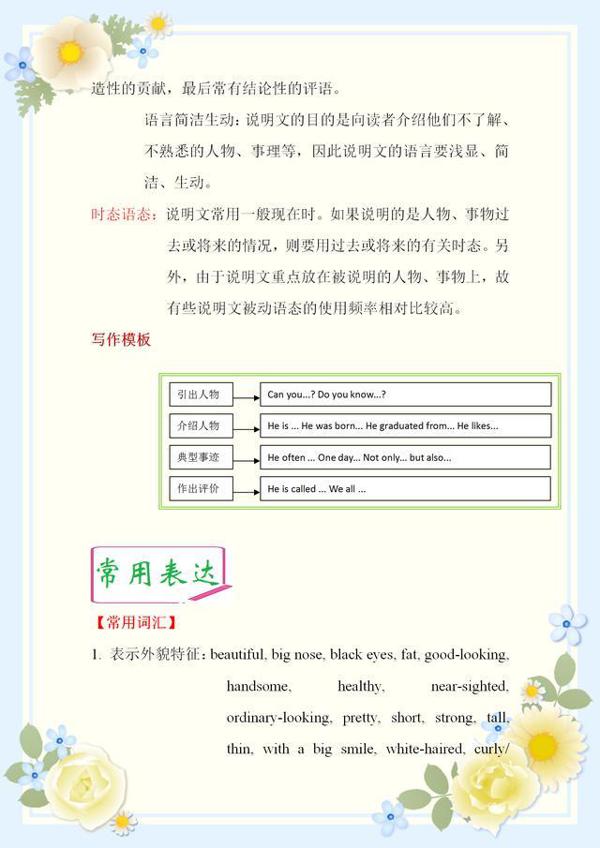 中考英语作文万能模板:老师看到这些作文内容,直接作文+5分 6