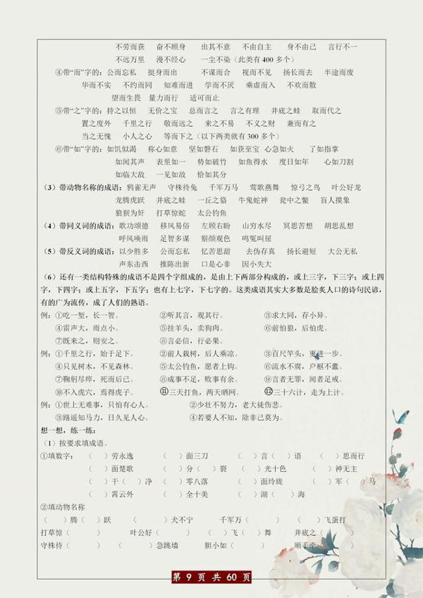 如果您的孩子正小学!请务必把这资料打印1份,作文“1分不丢”! 8