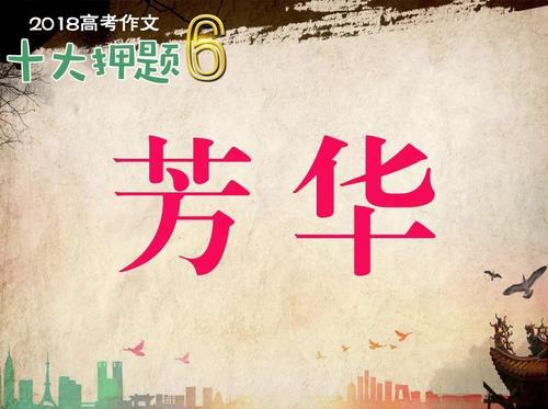 书中的芳华 高三作文800字