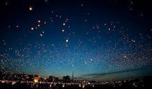 仰望星空 小学随笔200字