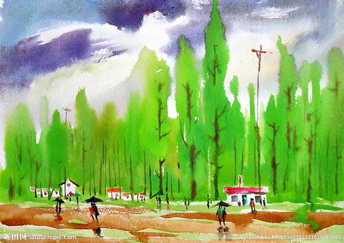 三月的雨 诗一首