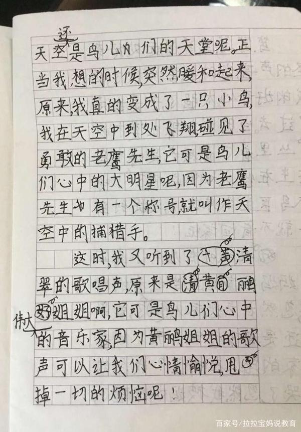 小学三年级优秀作文《我会变成什么》赏析 2