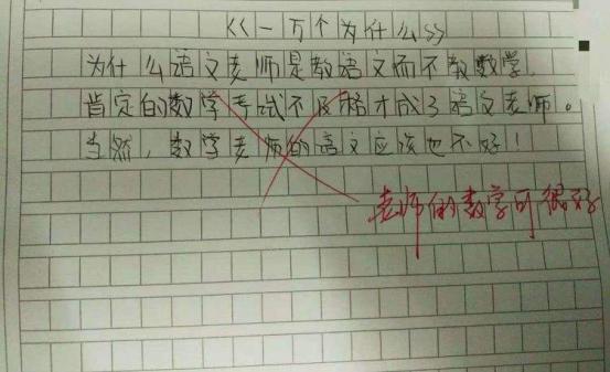 小学生“0分作文”火了,拐着弯骂老师,气坏老师:这孩子我不教了 3