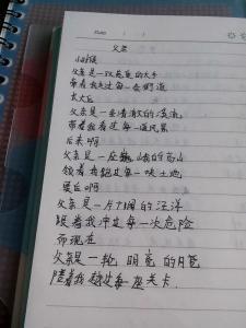 写给父亲的话_550字