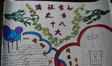 喜迎十八大手抄报（3）_20字