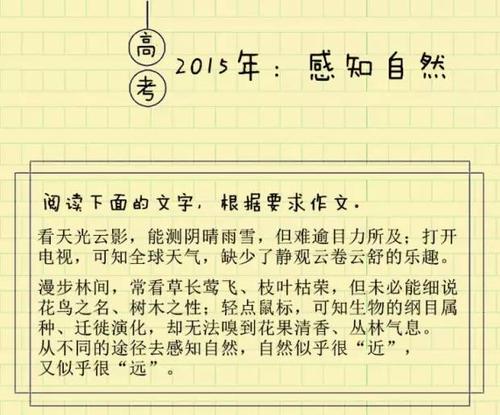 2014广东高考作文主题：电影与数字时代