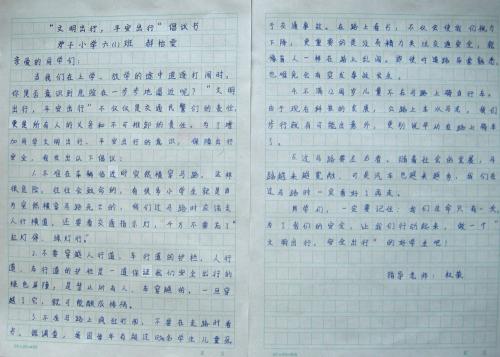 文明出行，平安好运_800字
