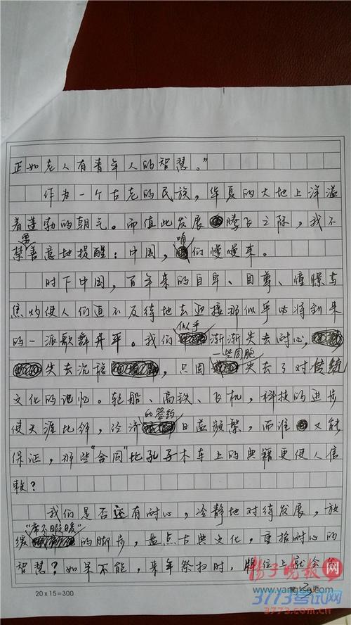 2014年上海高考零分作文：穿越沙漠的人