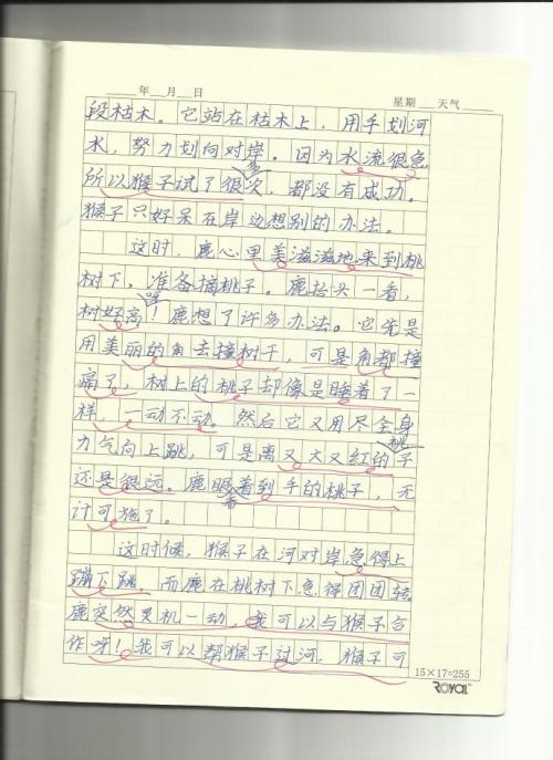 小生初作文写作指导：作文结尾_600字