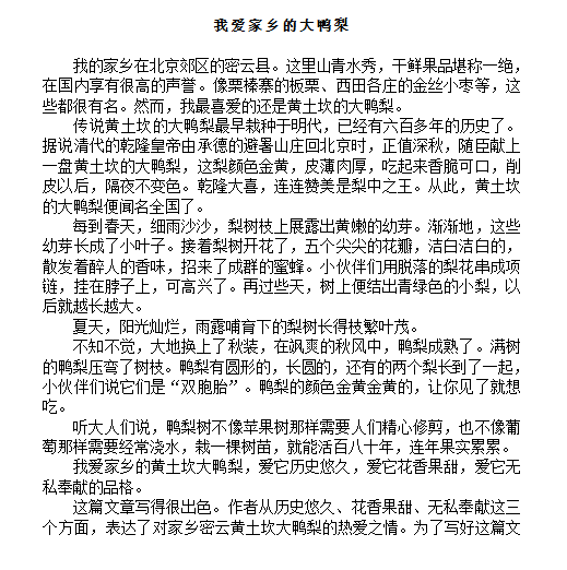 小生初作文写作指南：如何写对象_250个单词