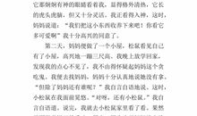 还动物一个温暖的家_400字