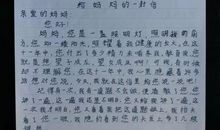 我给妈妈的一封信_400字