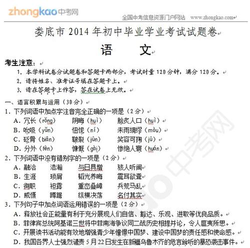 2015年湖南娄底中学入学考试全程作文：趣味_2000字
