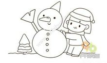 雪人对我笑_40字