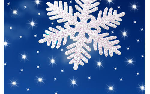 雪花上的构图：再见Snowflake_550字