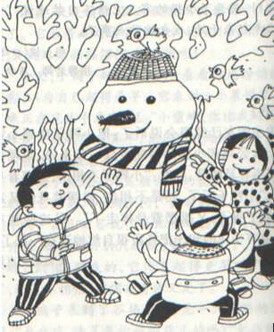 关于堆雪人的组成：堆雪人_650个单词