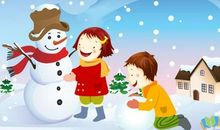 关于堆雪人的作文：堆雪人_400字