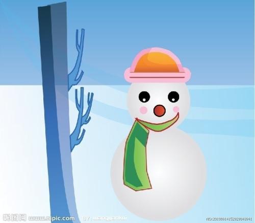 小雪人_50字