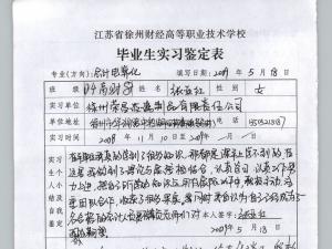英语专业暑期实习报告模板