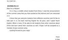 英语作文写信格式及范文