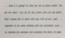 2019年中考满分作文：谈书法的重要性_900字