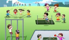 二年级写活动作文：课间活动二 _400字