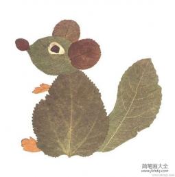 生活画一片叶子