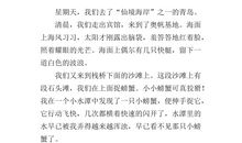 [PK赛]关于秋游的作文：海边访友_400字