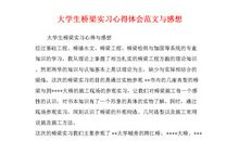 实习的心得体会范文