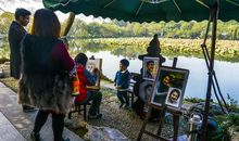 秋游瀛洲生态乐园_450字