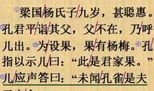 杨氏之子（扩写）_350字