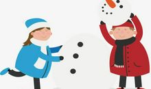 一起堆雪人_350字