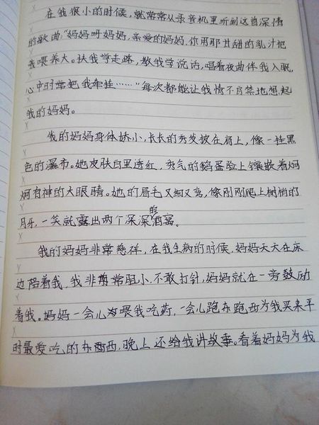 一年级叙事作文：Mom_1200字