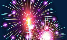 描写春节烟花的句子