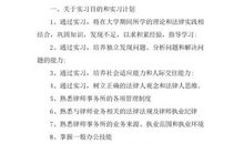 律师事务所实习报告模板范文（三）