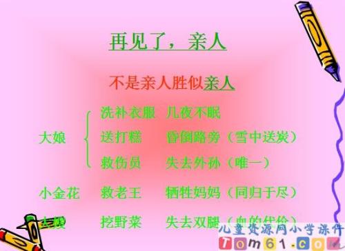关于亲戚的内容：请再见一次！亲人！ _550字