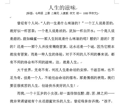 追求_1200字