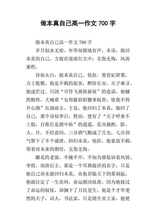 我的高中_700字