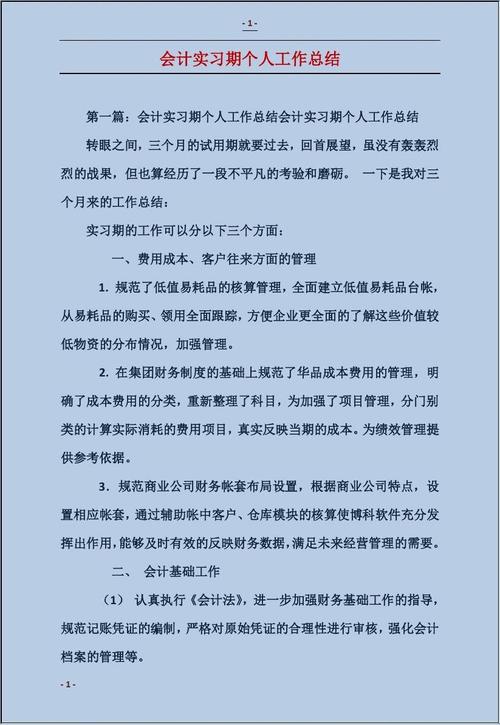 样本银行会计实习计划