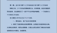 银行会计实习计划范文