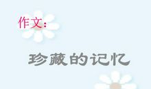 关于记忆的作文：珍藏记忆_800字