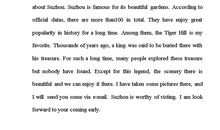 二年级英语作文：A Letter_250字