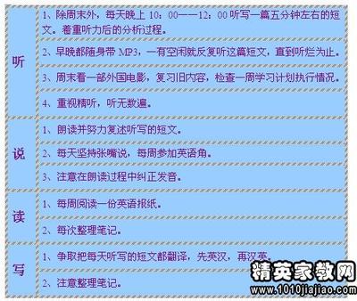 中学生学习计划