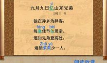 《九月九日忆山东兄弟》鉴赏