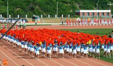 关于运动的作文：运动会开幕式_400字