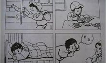 三年级看图作文：我背你过河_300字