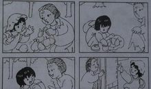 三年级看图作文：上学路上_250字