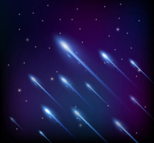 关于流星雨的构图：可以若流星_2000个单词