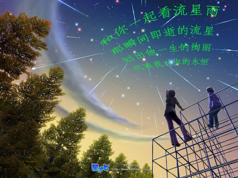 流星雨遐想_900字